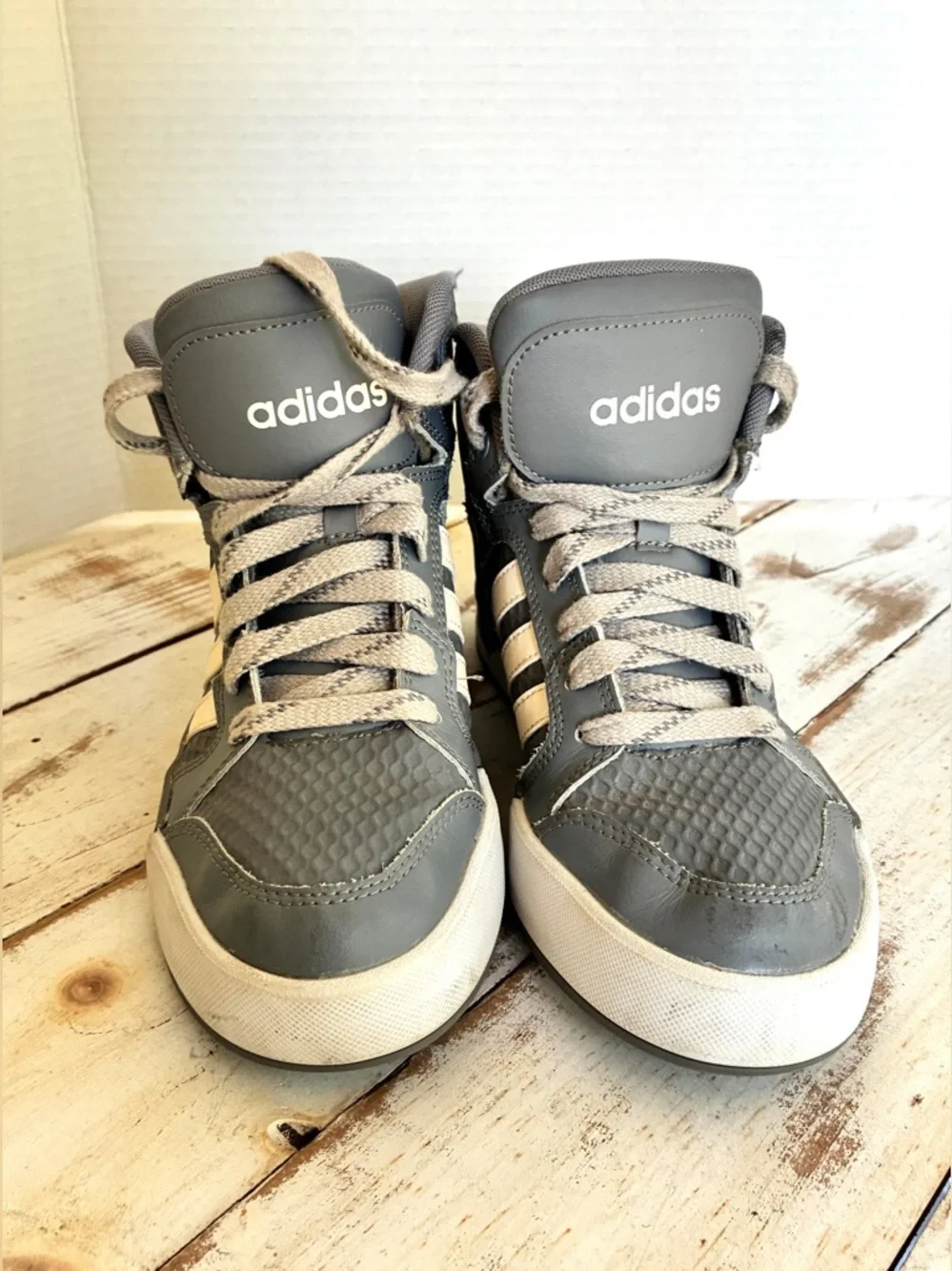 Adidas Neo Raleigh Mid retro basketball sneakers streetwear sz 6.5 men’s Rare